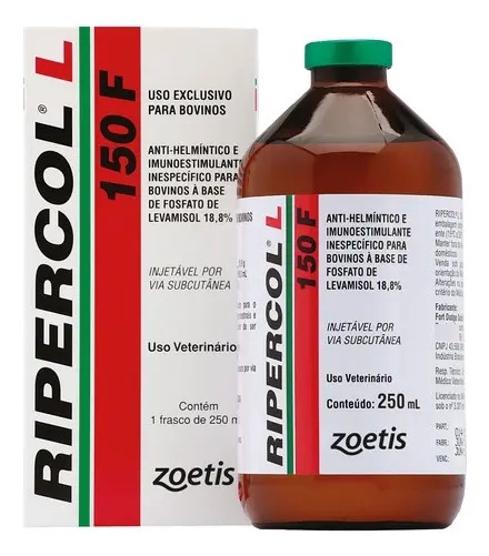 Vermífugo Zoetis Ripercol L 150F Bovinos Líquido 250mL