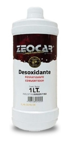 Desoxidante Fosfatizante Zeocar X 1 Lt