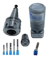 Comprar Portapinza Router Cnc Iso30 + Collet Y Fresa A Eleccion Dzi