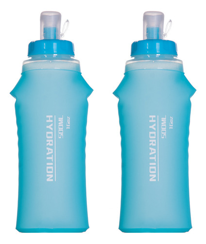 Botella De Agua Deportiva Plegable De Tpu De 500 Ml Para Hyd