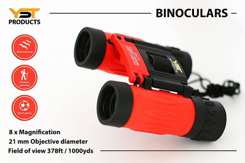 Rojo8x21 Binocular Productos Yst 
