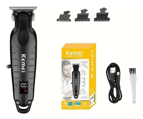 comprar Maquina De Acabamento Kemei 2293 Com Visor Digital