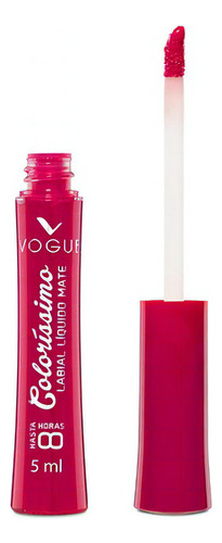 Labial Colorissimo De Vogue Acabado Matte Color Euforia