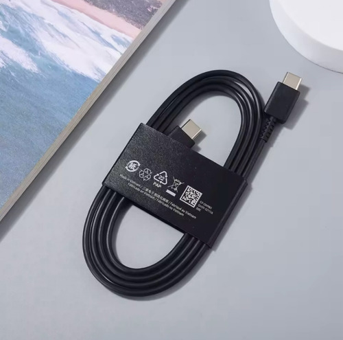 Cabo 2 Metros Tipo C 5A Para Samsung S24 S23 S22 S21 Note Ultra
