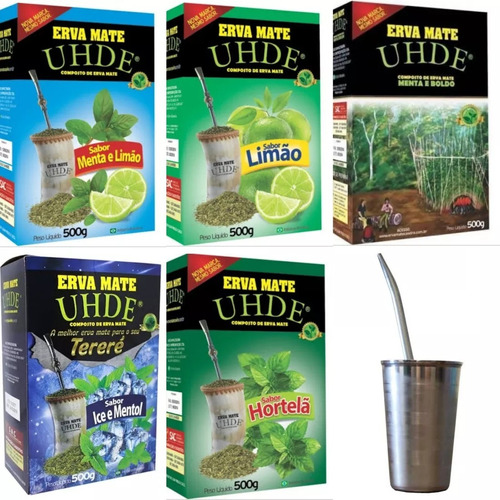 12 Unidades De Erva Mate Tereré Uhde Sabores Preço Atacado 