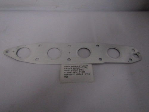 Empaquetadura Escape Suzuki Vitara Swift G16a 14141-71c00