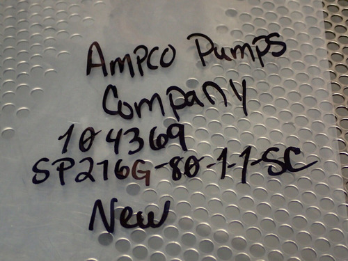Ampco Pumps Company 104369 Sp216g-80-1-1 Seal Seat Silic Zza