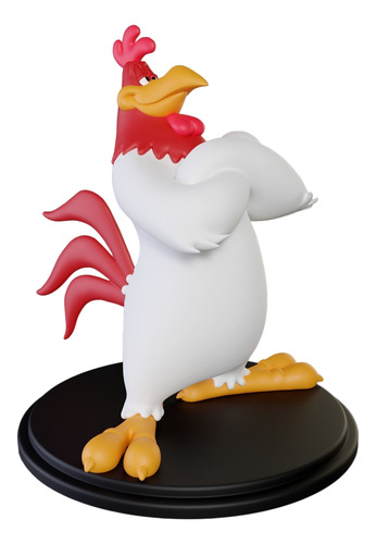 Figuras 3d El Gallo Claudio De Looney Tunes