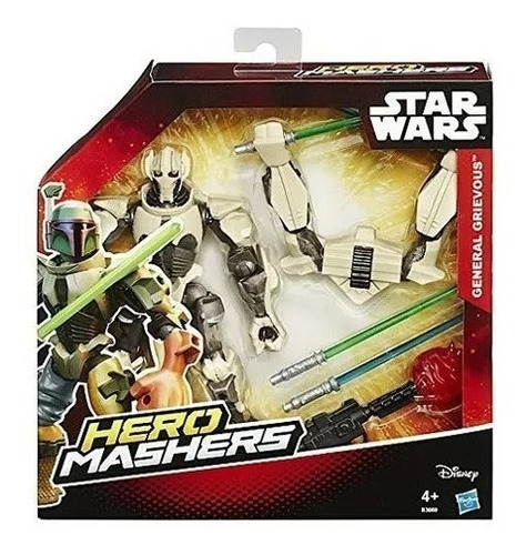 Imagen 1 de 5 de Star Wars Hero Mashers General Grievous Hasbro