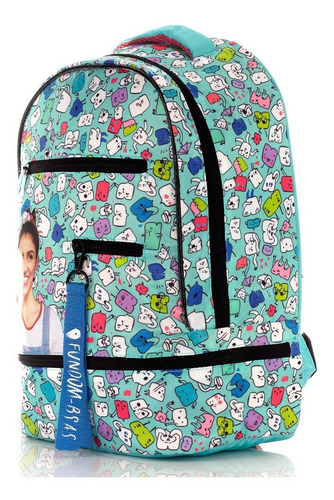 Mochila Atmpacks Bia 0334 Color Azul Diseño 600d 18l