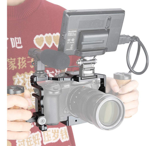 Niceyrig Jaula Para Panasonic Lumix Gh5/gh5 Ii/gh5s Mmg