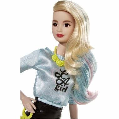 Barbie Fashionistas 2015 Loira Sidecut La Girl Rara