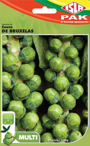Sementes De Couve De Bruxelas 430 Sementes