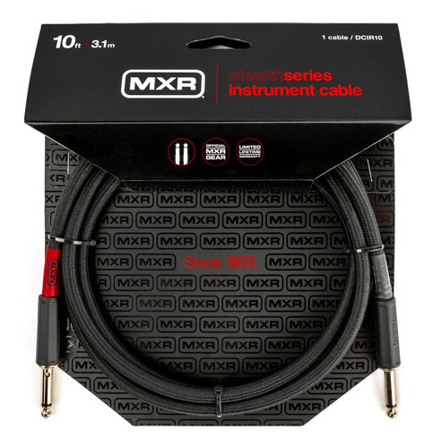 Cable Guitarra Mxr Stealth Series 3,5 Mt Con Silent Switch