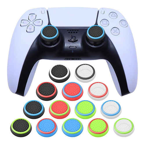 X6 Grips Silicón Para Ps5 Ps4 Ps3 Xbox X S Joystick Gomas