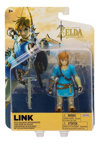 Link + Espada Soldado Zelda Figura 13cm