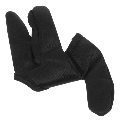 2 Guantes De Tres Dedos Resistentes Al Calor Para Peinar