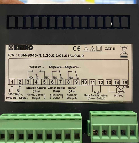 Imagen 2 de 6 de Control De Temperatura Emko Esm-9945-n 110 O 220v -200-1700g