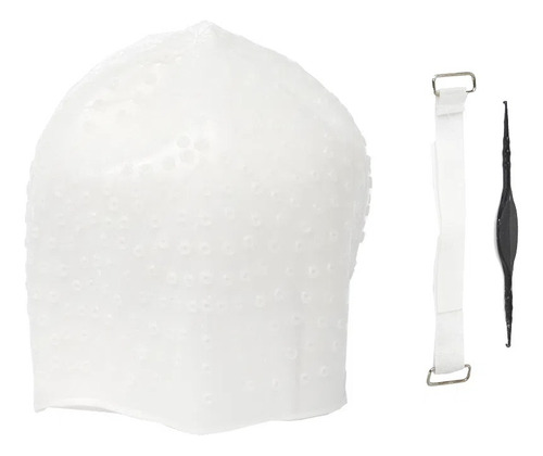 Gorro Siliconado Dompel + Aguja Peluqueria Reflejos