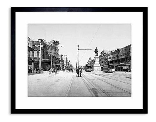 El Arte Parada Vintage Foto Canal Street Nueva Orleans 1900 