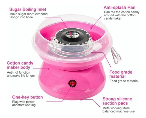 Mini Máquina Para Hacer Hilo Dental De Algodón De Azúcar De
