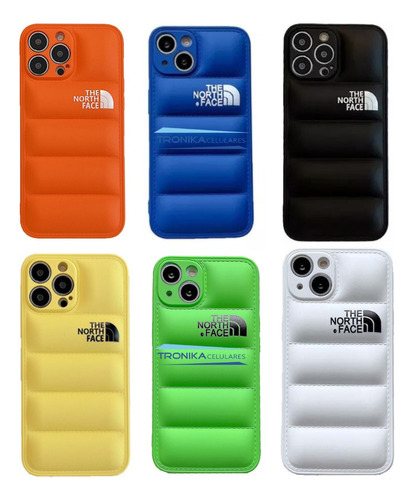 Funda Puffer Case Para The North Face iPhone 15 15 Pro Max 