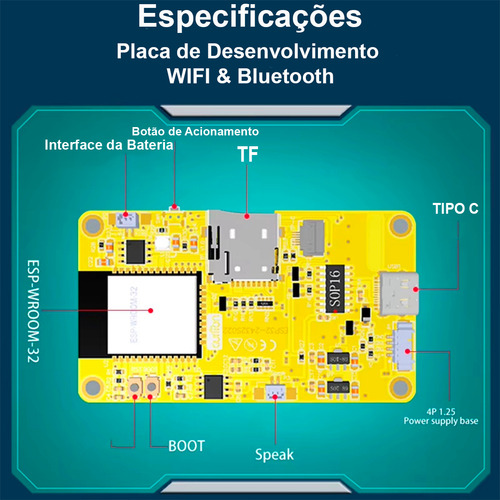 Esp32 Lvgl Wifi Bluetooth 2.4 Tela Inteligente Módulo Tft