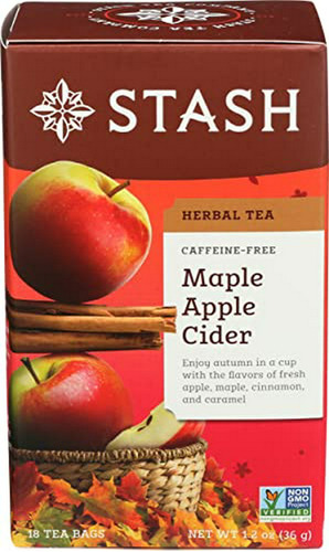 Té De Bolsita Stash Maple Apple Cider, 18 Ct