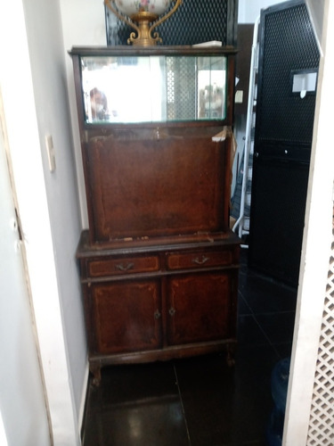 Mueble Antiguo Interior Espejo 3 Puertas. Bar. Reciclar (Usado)