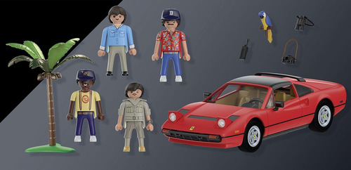 Bloques Playmobil Magnum P.i. Ferrari 308gt Vehículo Juguete