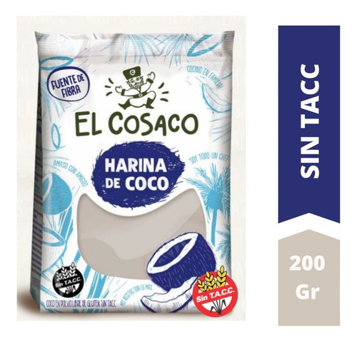 Harina De Coco X 200 Gr - Libre De Gluten Sin Tacc