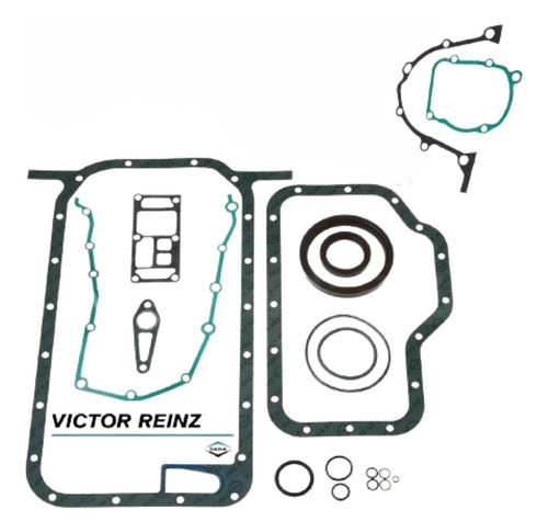 Jogo Juntas Inferior Motor Bmw 318i E36 1.8 M42 1991 A 1995