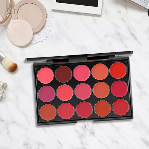 . Paleta De Labios En Crema, Juego De Maquillaje Profesional