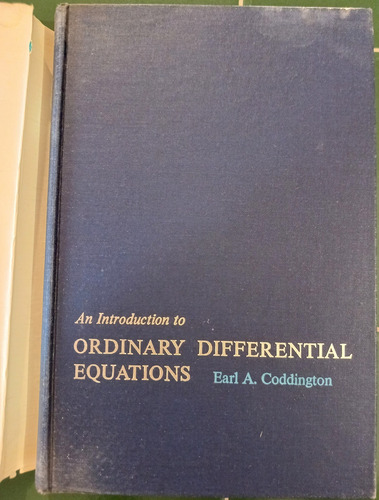 Ordinary Differential Equations. Earl A. Coddington (Usado)