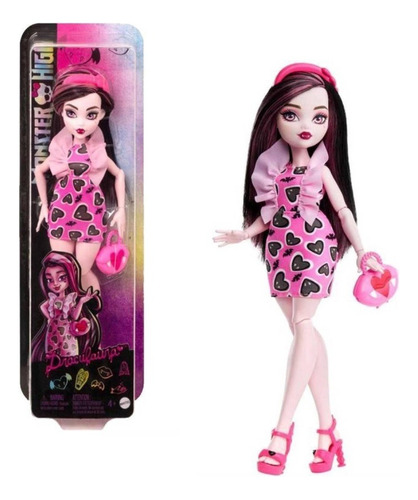 Muñeca Articulada De Monster High Draculaura 27cm         