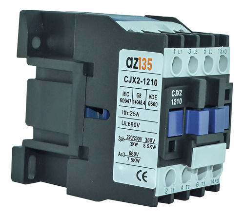 Kit C/100 Chave Contatora Tripolar 12a Lc1 - 3p + 1 N/a 220v