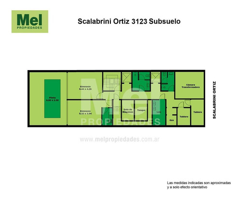 Imagen 10 de 19 de Departamento En El Emprendimiento Scalabrini Ortiz 3123