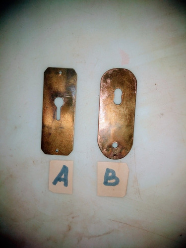 2 Antiguas Boca Llave De Bronce (puerta De Campo) C/u $2500