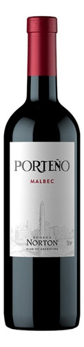 Vinho argentino tinto malbec porteño Norton 750ml