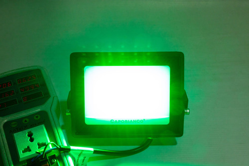 Reflector Led 30w 220v Verde O Azul P/ Exterior O Interior