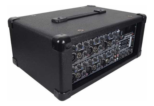 Mezcladora Consola Amplificada 6 Canales Bt/usb/sd Mix-max