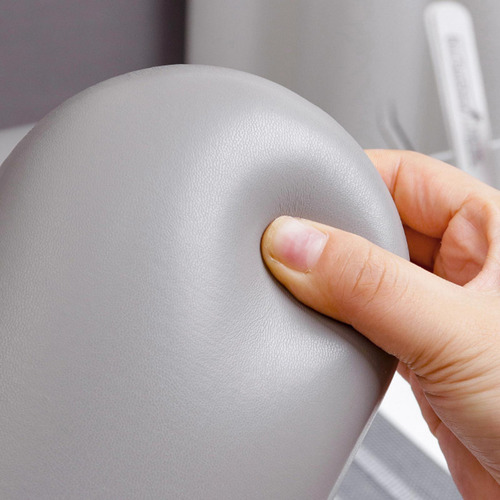 Pu Nail Arm Rest Almohada Cojín Lavable Gris Alto