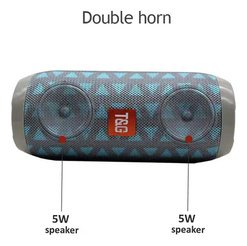 Parlante T&g-117 Bluetooth Inalámbrico Portátil