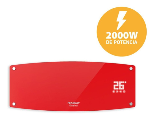 Imagen 2 de 10 de Calefactor Split Peabody Pe-cvu20 C/remoto Digital Touch