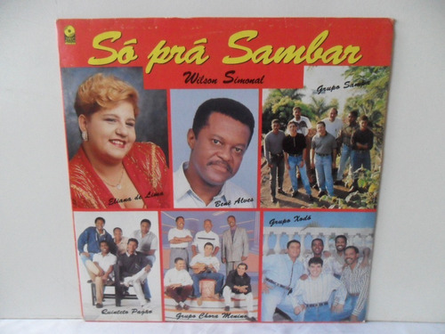 Lp Disco Vinil - Só Pra Sambar - Samba E Pagode - 1993