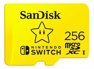 Sandisk Memoria Micro Sd 256gb 4k Nintendo Switch