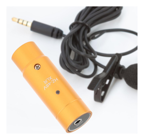 Adaptador De Micrófono Hembra De 3,5 Mm A Conector Dorado