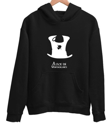 Buzo Canguro Hoodie Capucha Algodón Alicia Pais Maravillas 6