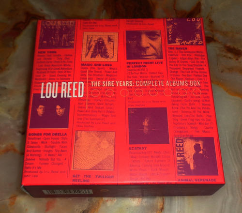 Lou Reed - The Sire Years The Complete Albums Box 8 Cds Eu