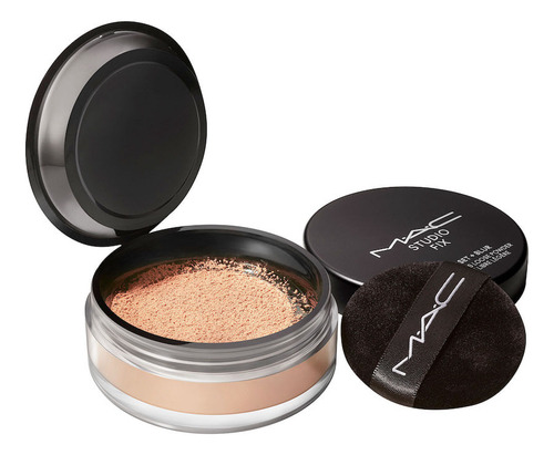 Base de maquiagem em pó MAC Cosmetics Studio Fix Studio Fix Pro Set + Blur Pó Solto Studio Fix Pro Set + Blur tom medium deep